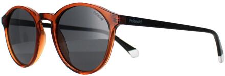 Polaroid PLD 4153/S 09Q M9 bruin grijs gepolariseerde zonnebril - maat