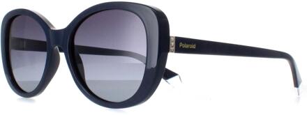 Polaroid PLD 4154/S/X PJP WJ blauw grijs gradiënt gepolariseerde zonnebril - One Size