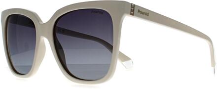 Polaroid PLD 4155/S/X VK6 WJ wit grijs gradiënt gepolariseerde zonnebril - One Size