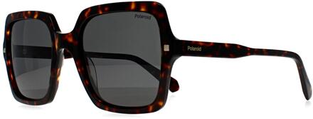 Polaroid PLD 4165/S/X 086 M9 havana grijs gepolariseerde zonnebril Bruin - One Size