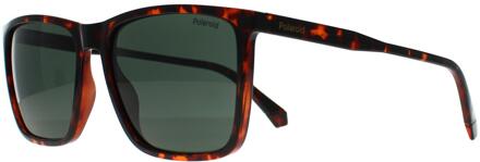 Polaroid PLD 4180/S 086 UC havana groen gepolariseerde zonnebril Bruin