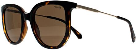 Polaroid PLD 4185/S/X 086 SP havana brons gepolariseerde zonnebril Bruin