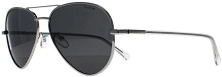 Polaroid PLD 4186/G/S/X 010 M9 palladium grijs gepolariseerde zonnebril - maat Zilver