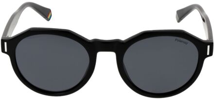 Polaroid Pld 6022s Ronde Zonnebril Zwart - One Size