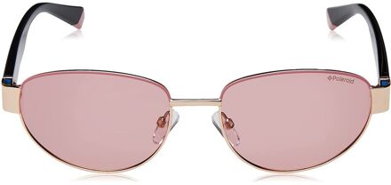 Polaroid Pld 6123s Roségouden Ovale Zonnebril Lichtroze - One Size