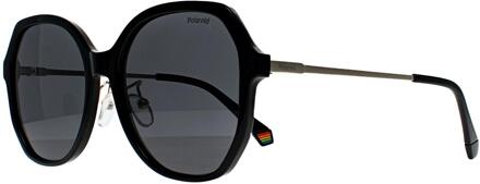 Polaroid PLD 6177/G/S 807 M9 zwart grijs gepolariseerde zonnebril - One Size