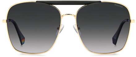 Polaroid Pld 6201s Rechthoekige Zonnebril Grijs