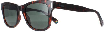 Polaroid PLD 6206/S 086 UC havana groen gepolariseerde zonnebril Bruin