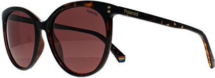 Polaroid PLD 6231/S 086 KL havana violet gepolariseerde zonnebril Bruin - One Size