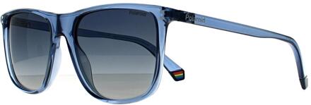 Polaroid PLD 6232/S PJP Z7 blauw blauw gradiënt gepolariseerde zonnebril