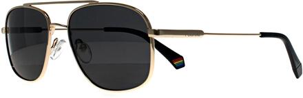 Polaroid PLD 6235/S/X 2F7 M9 goud grijs gepolariseerd zonnebril - maat