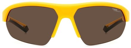 Polaroid Pld 7048s Sportzonnebril Mosterdgeel - One Size