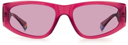 Polaroid Pld6169s Roze Zonnebril - maat Fuchsia