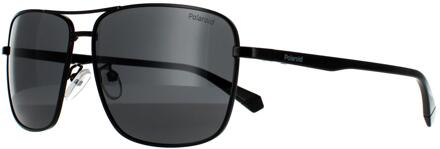 Polaroid rechthoek heren zwart grijs gepolariseerd 90041091