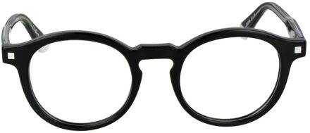 Polaroid Ronde Montuur Bril Zwart - One Size