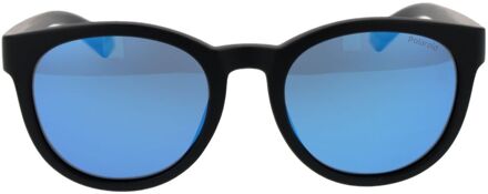 Polaroid Ronde Montuur Zonnebril - maat Zwart