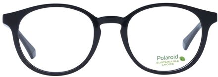 Polaroid Ronde Zonnebril Duurzame Keuze Zwart