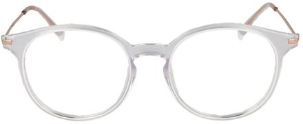 Polaroid Ronde Zonnebril Lichtgrijs - One Size