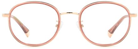 Polaroid Roze Gouden Ronde Bril Pld D475 Gdb - maat Koraal