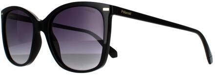 Polaroid Square Dames Zwarte Grijze Gradient Gepolariseerde Zonnebril 90041091 - maat