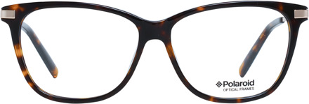 Polaroid Square Womens Dark Havana Bril Bruin