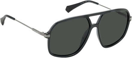 Polaroid Unisex Zonnebril 59/13/140 mm Kunststof Grijs - One Size