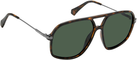 Polaroid Unisex Zonnebril 59/13/140 mm Kunststof - maat Bruin