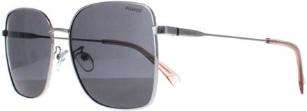 Polaroid vierkant dames Palladium grijs gepolariseerd PLD 4158/G/S/X Zilver