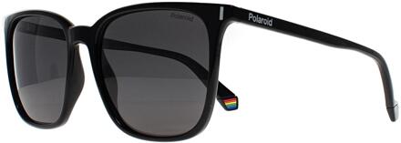 Polaroid Vierkant Vrouwen Zwart Grijs Gepolariseerd PLD 6226/S - One Size