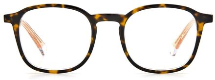 Polaroid Vierkante Bril Tortoise Frame Zwart - One Size