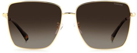 Polaroid Vierkante Frame Zonnebril Grijs - One Size