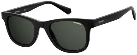Polaroid zonnebril 1016/S cat. 3 vierkant polycarbonaat zwart