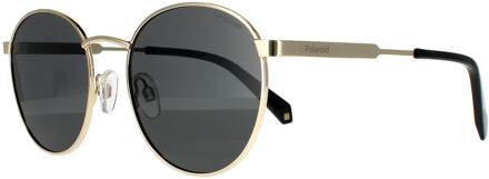 Polaroid Zonnebril 2053/s 2f7/m9 Heren Goud/grijs Goudkleurig