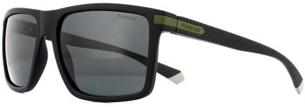 Polaroid Zonnebril 2098/s Heren Cat. 3 Polycarbonaat Zwart/groen