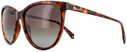 Polaroid Zonnebril 4066/s 086/la Dames Gradient Havana/bruin