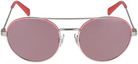 Polaroid Zonnebril 6056/s 35j/0f Unisex Zilver/roze