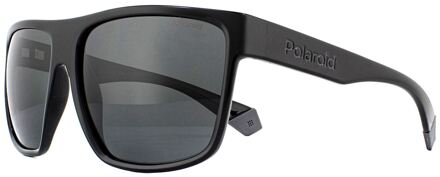 Polaroid Zonnebril 6076/s 807/m9 Heren Square Zwart/grijs