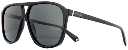 Polaroid Zonnebril 6097/s 807/m9 Unisex Piloot Zwart/grijs