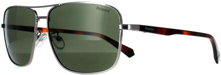 Polaroid zonnebril PLD 2119/G/S 6lb UC Ruthenium Green Polarisatie Grijs