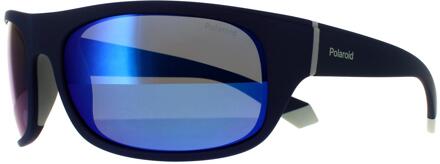 Polaroid zonnebril PLD 2125/s XW0 5x blauw grijze blauwe spiegel gepolariseerd - One Size
