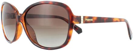 Polaroid Zonnebril Pld 4098/s 086/la Dames 58 Mm Bruin