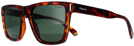 Polaroid zonnebril PLD 6176/S 086 UC Dark Havana Green Polarisatie Bruin