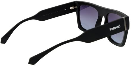 Polaroid Zwarte Kunststof Zonnebril - maat