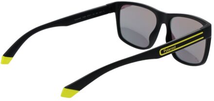 Polaroid Zwarte Kunststof Zonnebril - maat