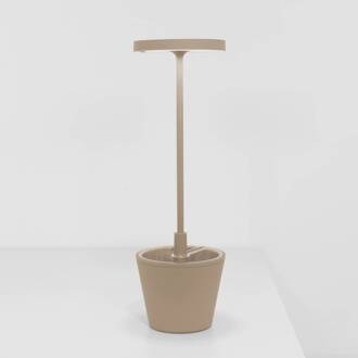 Poldina Reverso accu-tafellamp zand