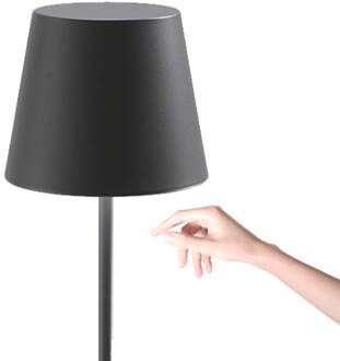 Poldina XXL accu-vloerlamp IP54 grijs
