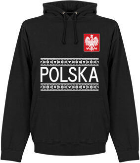 Polen Team Hooded Sweater - Zwart - M