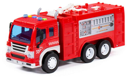 Polesie ® City brandweerwagen met zwenkaandrijving (doos) Rood