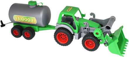 Polesie Wader Tractor + Voorlader En Tanker 57x15x17 Cm Groen 1450616