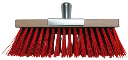 Polet Bezem 270MM-PP Rood + Staaldraad 75MM
